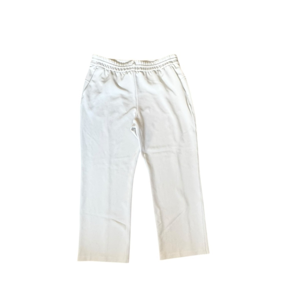 Lululemon White High Rise Joggers Pants Size 14 Soft Stretch Athleisure T11